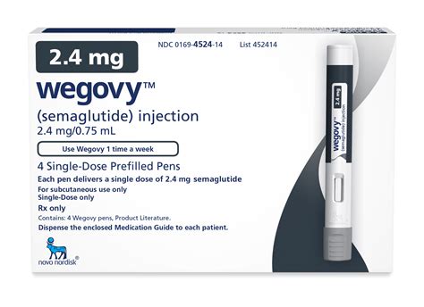 Wegovy™ (semaglutide 2.4 mg), the first and only .